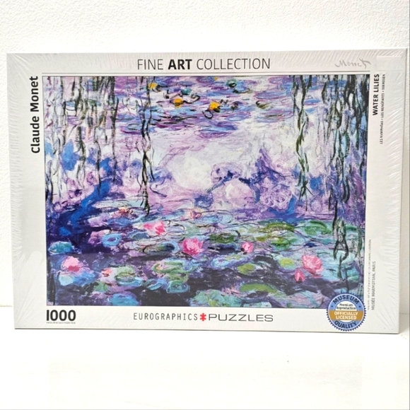 Eurographics Claude Monet Water Lillies 1000-Piece Jigsaw Puzzle - Picture 9 of 9